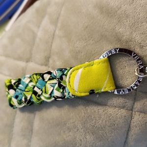 Vera Bradley keychain, New but w/o tag. Fabric has been woven to create strap.